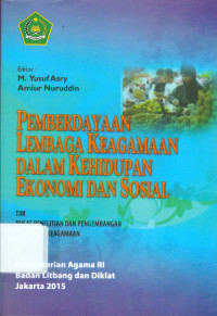Image of Pemberdayaan Lembaga Keagamaan Dalam Kehidupan Ekonomi Dan Sosial Edisi ke tiga Juli 2015