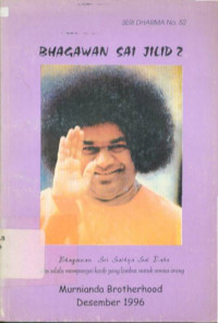 Image of Bhagawan Sai Jilid 2: Bhagawan Sri Sathya Sai Baba