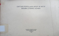 Image of Daftar Pertelaan Arsip In Aktif Badan Litbang Agama