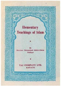 Image of Elementary Teachings of Islam