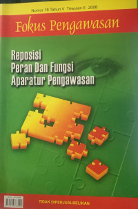 Image of Fokus Pengawasan Nomor 18 Tahun V Triwulan II 2008
