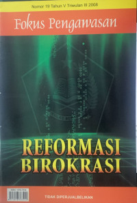 Image of Fokus Pengawasan Nomor 19 Tahun V Triwulan III 2008