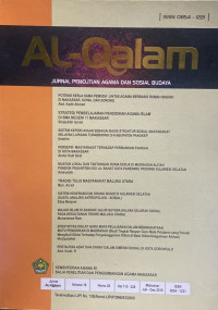 Image of Jurnal Al-Qalam Volume 16 Nomor 26, Juli-Desember 2010