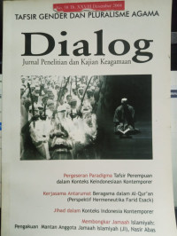 Image of Jurnal Dialog Nomor 58 Tahun XXVIII, Desember 2004