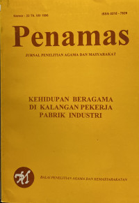 Image of Jurnal Penamas Nomor 23 Tahun VIII, Tahun 1996