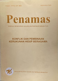 Image of Jurnal Penamas Nomor 39 Tahun XII, Tahun 2001