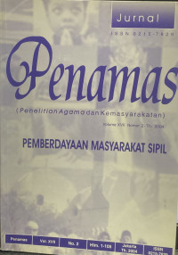 Image of Jurnal Penamas Volume XVII Nomor 2, Tahun 2004
