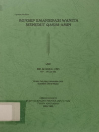 Image of Konsep Emansipasi Wanita Menurut Qasim Amin