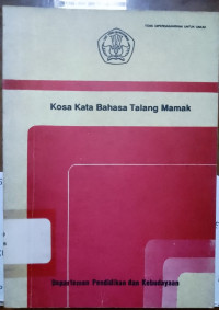 Image of Kosa Kata Bahasa Talang Mamak