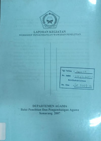 Image of Laporan Kegiatan Workshop Pengembangan Wawasan Penelitian