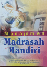 Image of Manajemen Madrasah Mandiri