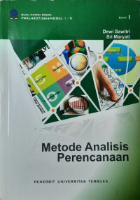 Image of Metode Analisis Perencanaan Modul 1-9