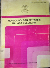 Image of Morfologi dan Sintaksis Bahasa Bulungan