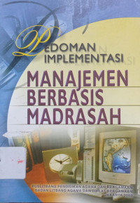 Image of Pedoman Implementasi Manajemen Berbasis Madrasah