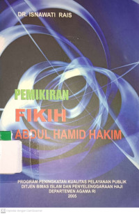 Image of Pemikiran Fikih Abdul Hamid Hakim