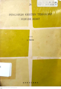 Image of Pengaruh Kristen Terhadap Hukum Adat