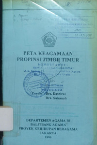 Image of Peta Keagamaan Propinsi Timor Timur