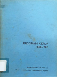 Image of Program Kerja 1980/1981