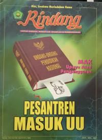 Image of Rindang Nomor 1 Tahun XXVIII Agustus 2002