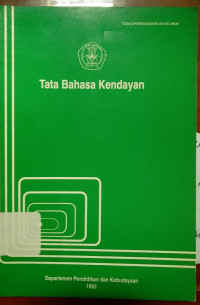 Image of Tata Bahasa Kendayan