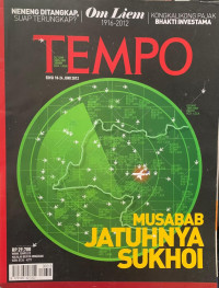 Image of Tempo Nomor 16 Edisi 18 - 24 Juni 2012