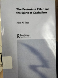 Image of The Protestant Ethic and the Spirit of Capitalism